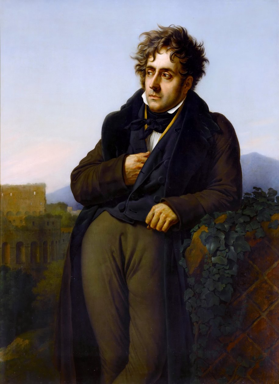 صورة لفرنسوا رينيه ، فيكونت شاتوبريان 1768-1848 بواسطة آن لويس جيروديت دي رويسي تريوسون