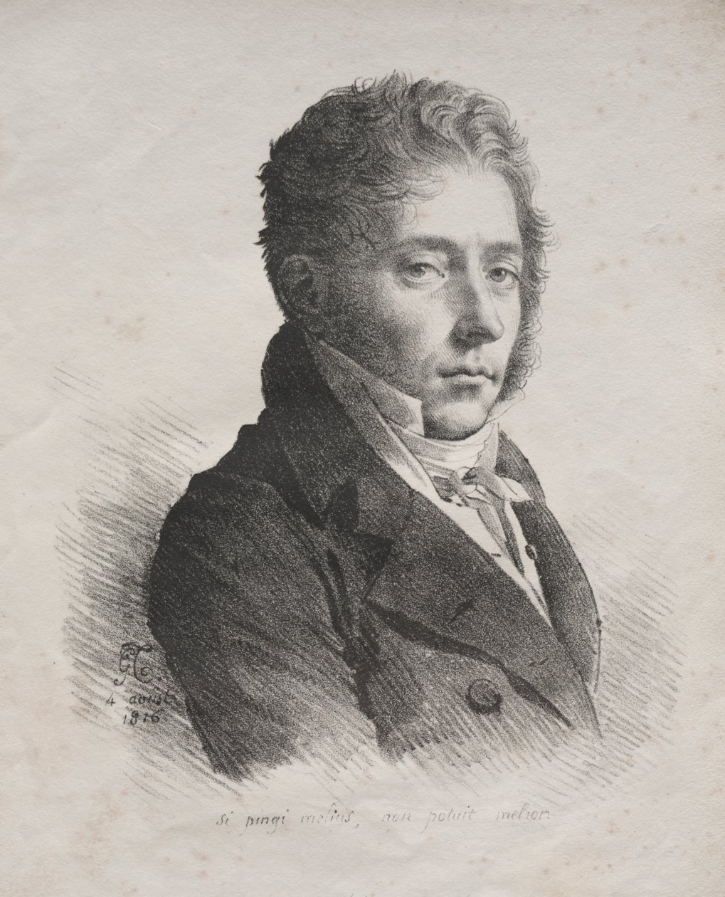 مجموعة من المقالات الحجرية: Portrait of MR. Coupin من La Couperie بواسطة آن لويس جيروديت دي رويسي تريوسون