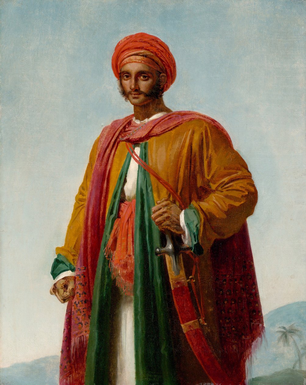دراسة لصورة هندي ، ج 1807 بواسطة آن لويس جيروديت دي رويسي تريوسون