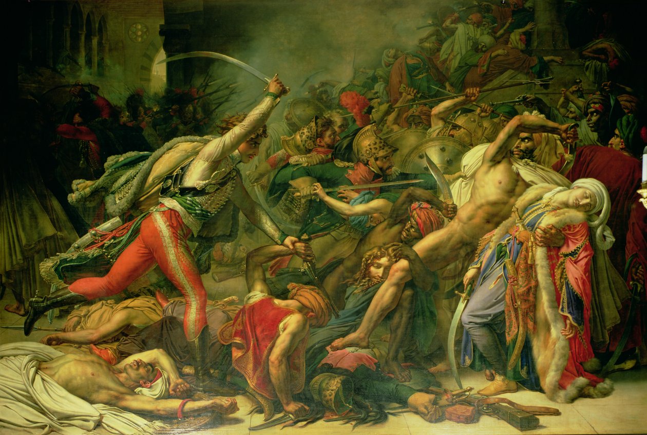 الثورة في القاهرة ، 21 أكتوبر 1798 ، 1810 بواسطة آن لويس جيروديت دي رويسي تريوسون
