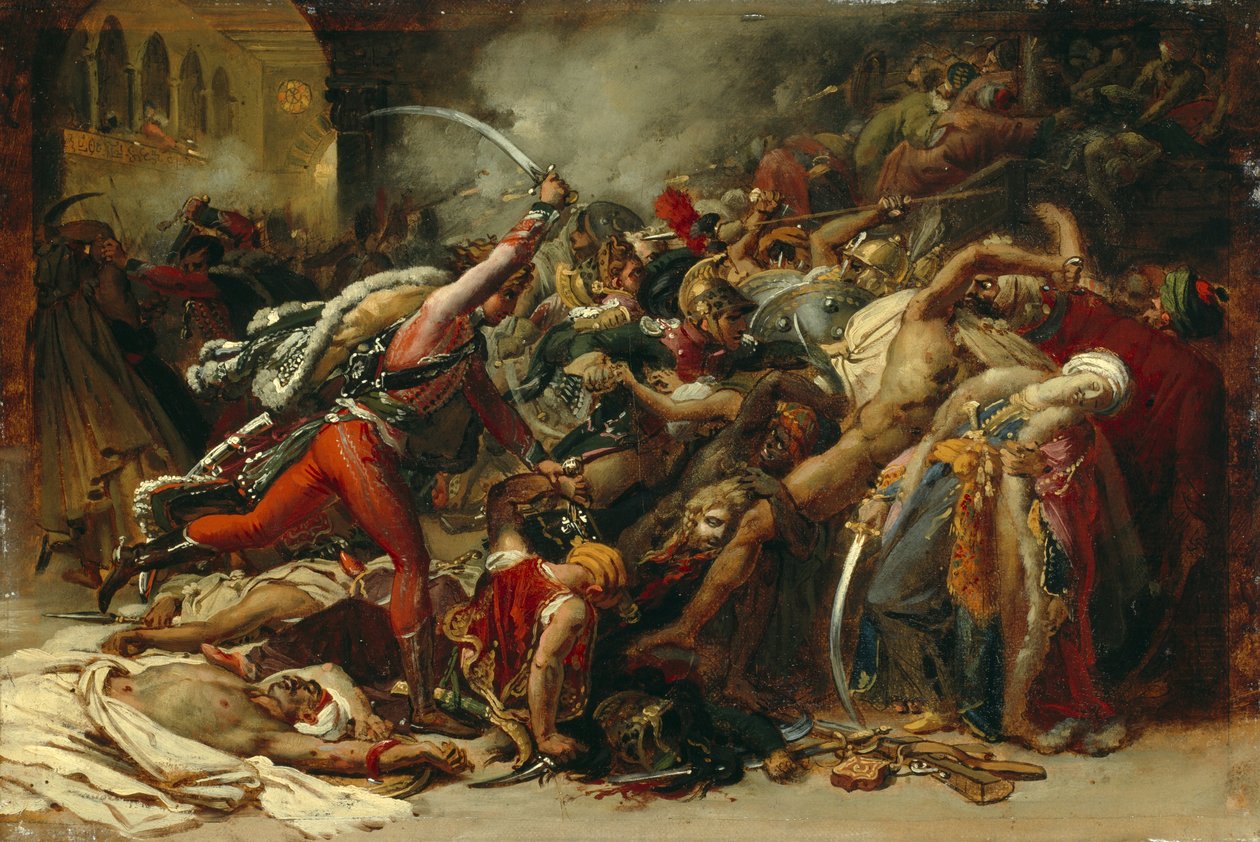 ثورة القاهرة ، 1810 بواسطة آن لويس جيروديت دي رويسي تريوسون