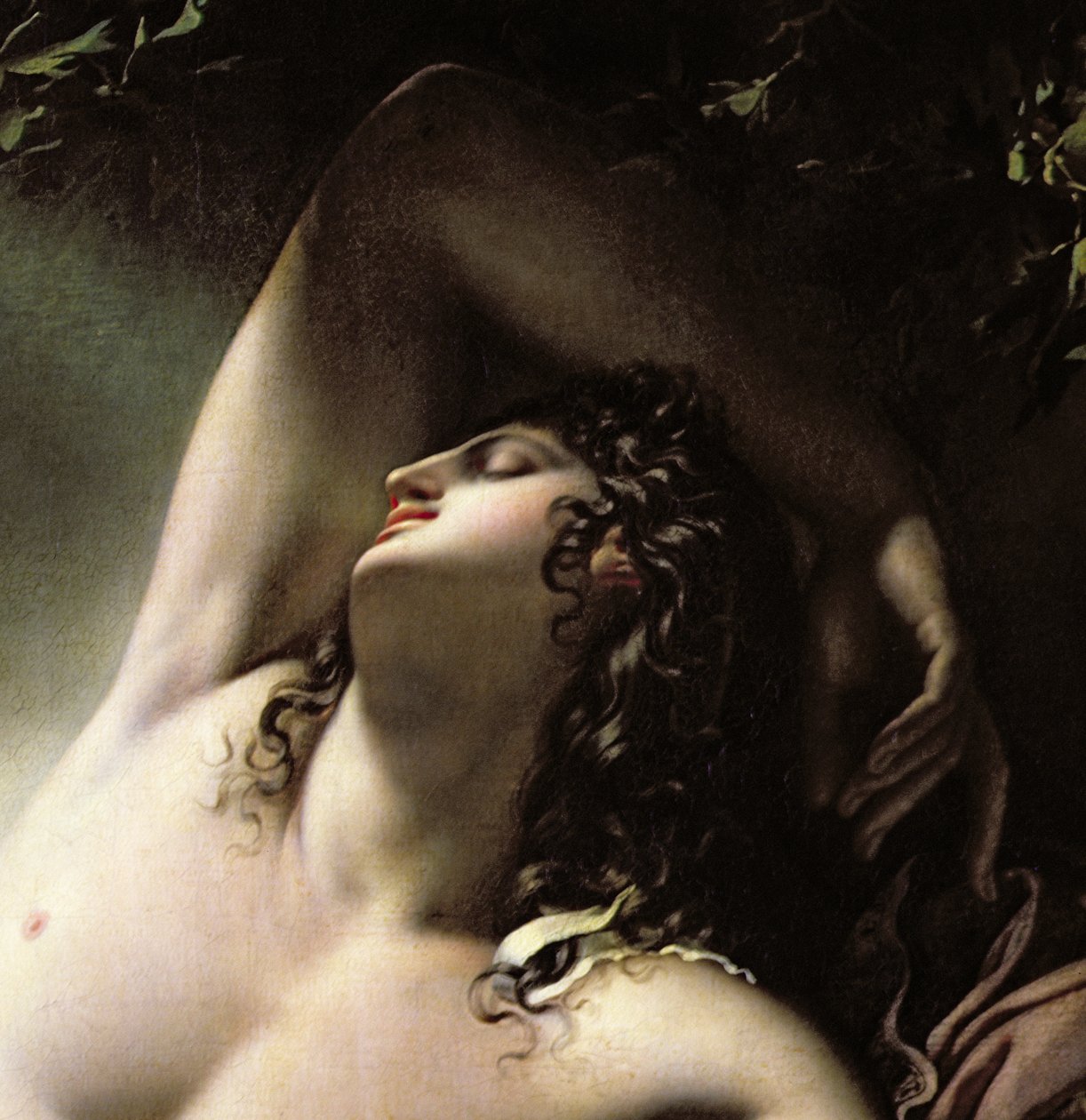 النوم من Endymion ، 1791 (التفاصيل) بواسطة آن لويس جيروديت دي رويسي تريوسون