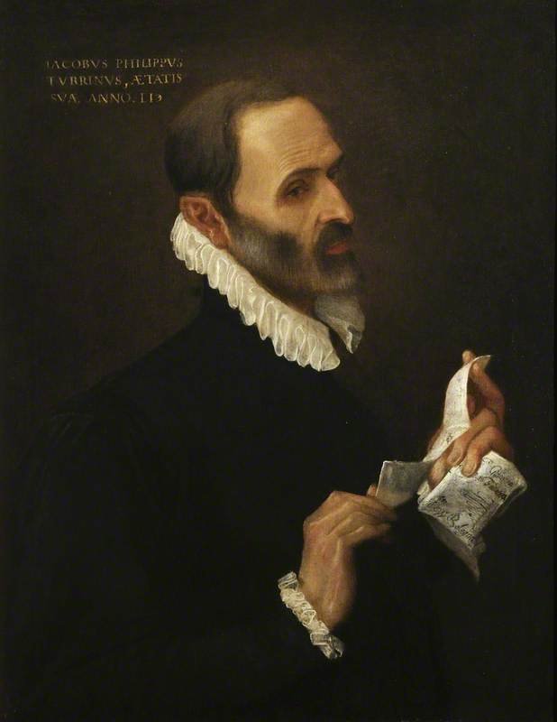 Portait of Giacomo Filippo Turrini بواسطة أنيبال كاراتشي