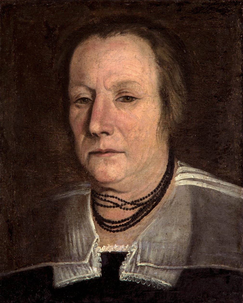 Portait امرأة عجوز بواسطة أنيبال كاراتشي