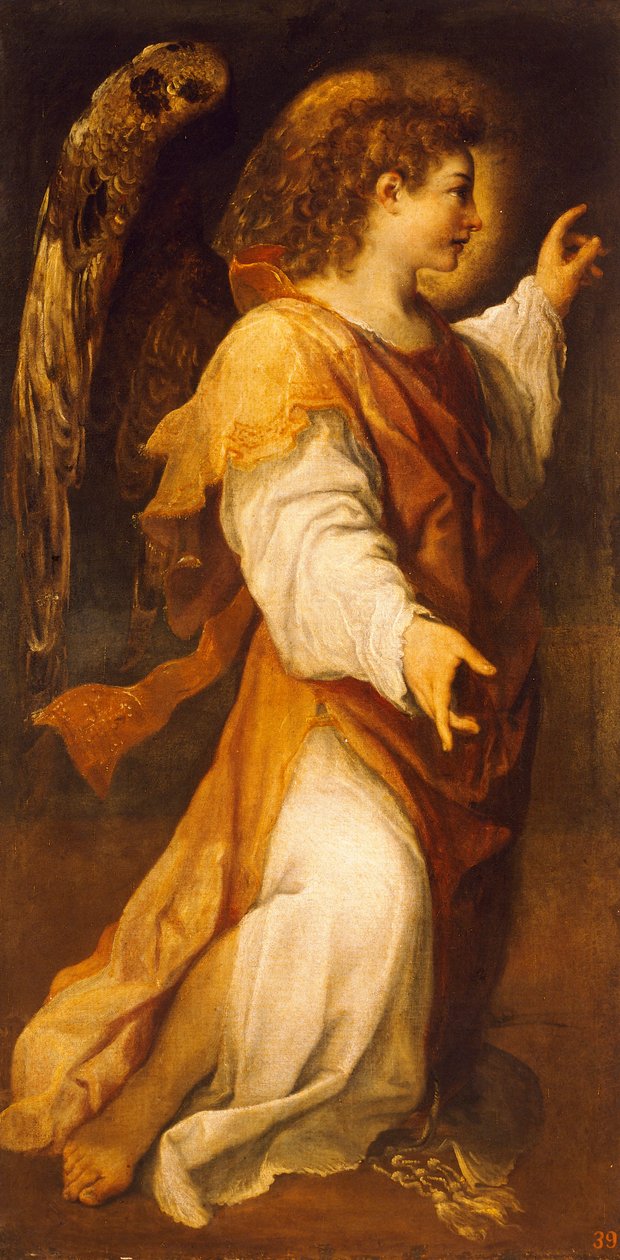 إعلان الملاك ، بقلم أنيبالي كاراتشي (1560-1609) ، زيت على قماش بواسطة أنيبال كاراتشي