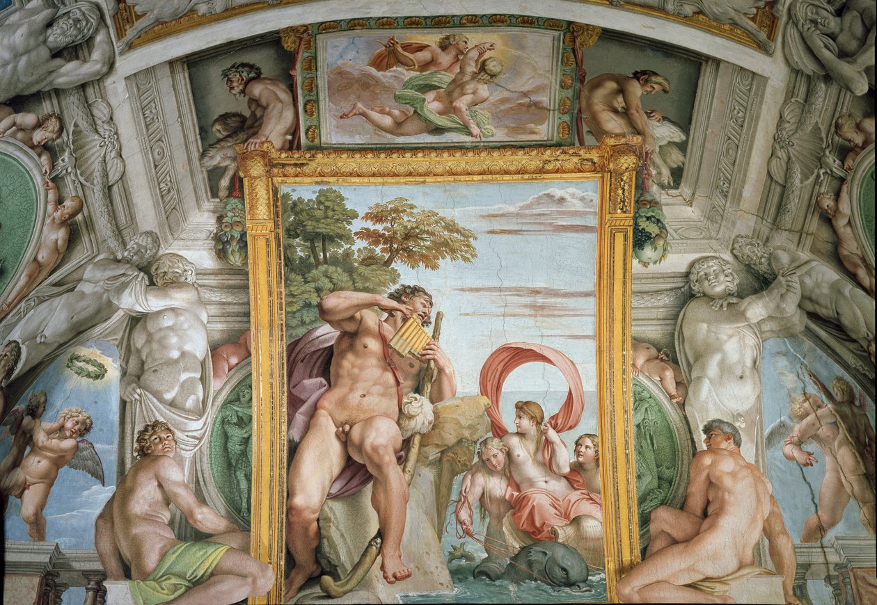 Polyphemus و Galatea (فريسكو بواسطة أنيبال كاراتشي