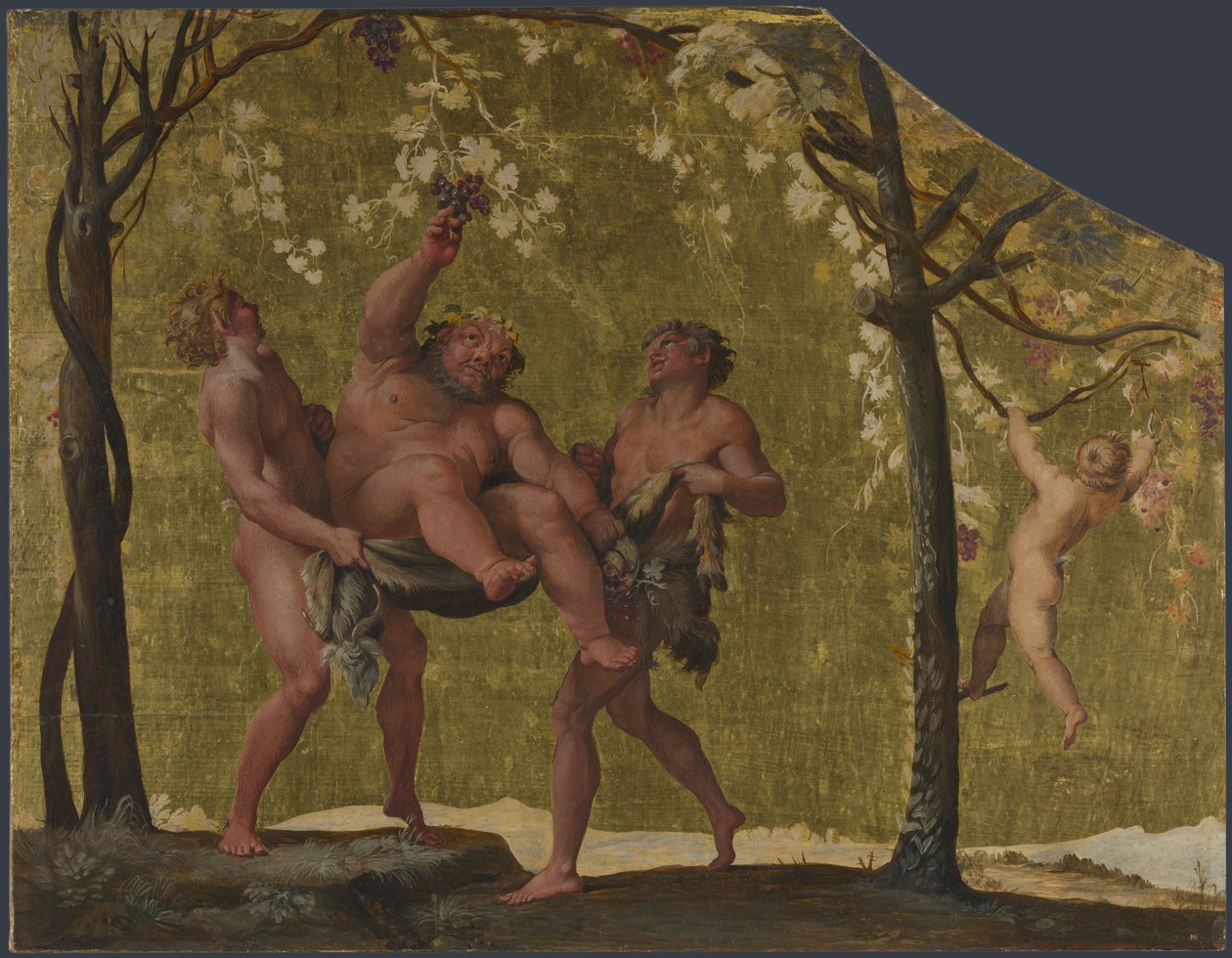 جمع Silenus العنب ، ج. 1598 بواسطة أنيبال كاراتشي
