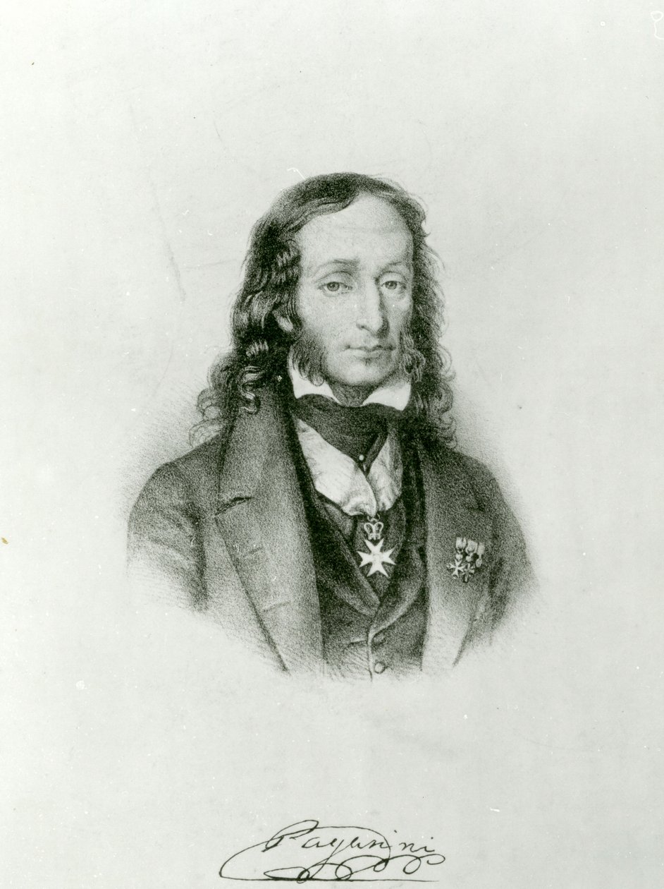 نيكولو باغانيني (1782-1840) بواسطة غير معروف غير معروف