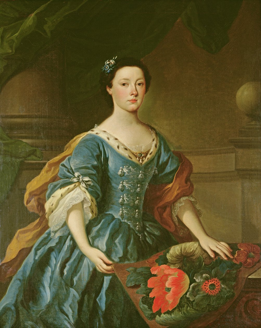 صورة جين Allgood ، c.1745-50 بواسطة غير معروف غير معروف