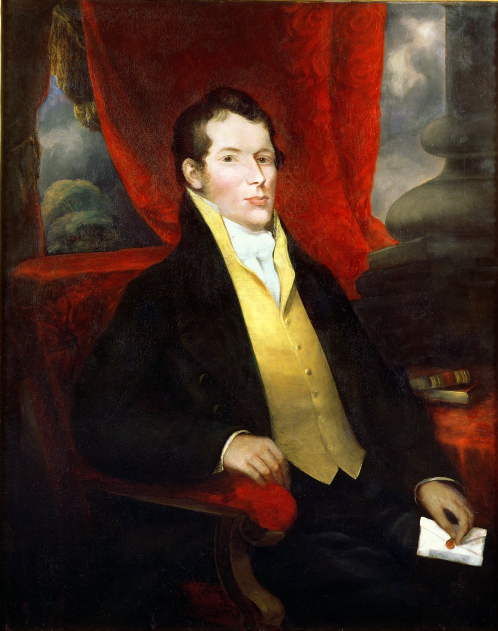 صورة جون ماكارثر (1767-1834) ، المؤسس المشارك لصناعة الصوف الأسترالية ، زعيم "تمرد الروم" ضد الحاكم ويليام بلي ، 1820 بواسطة غير معروف غير معروف