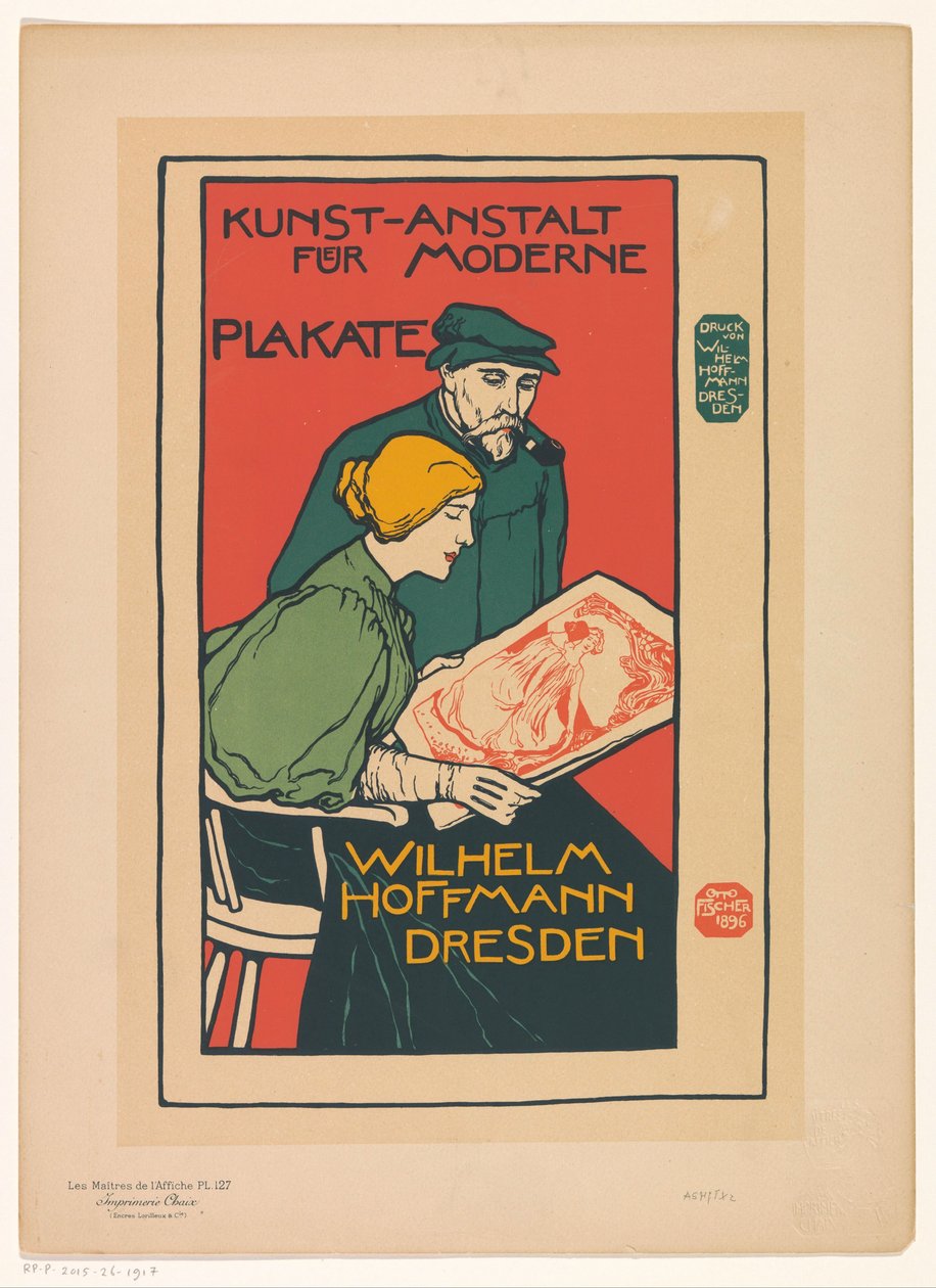 إعلان عن Kunst-Anstalt für Moderne Plakate Les Maîtres de l