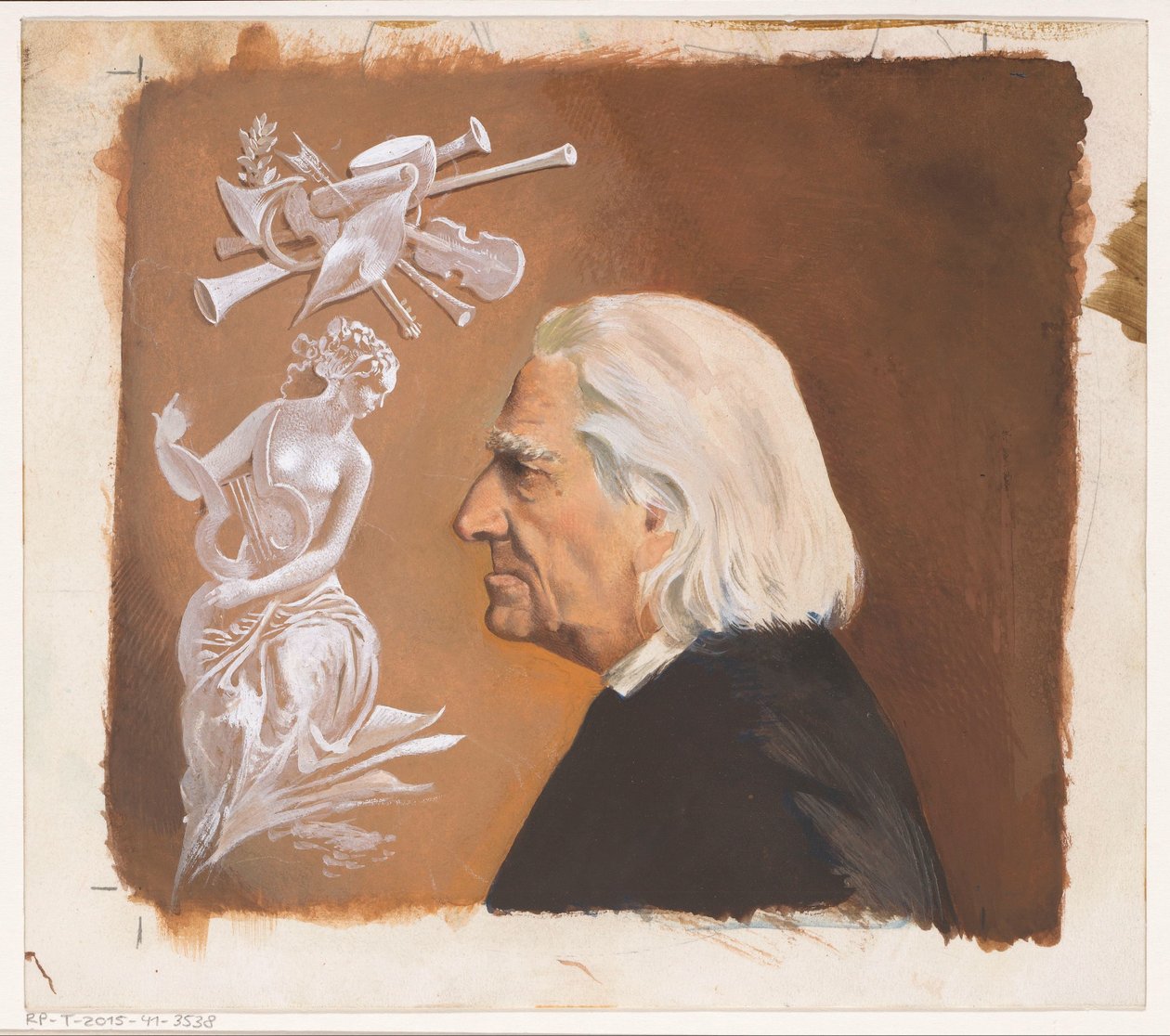تصميم ملزم لـ: Jean Rousselot، Frans Liszt. حياة الملحن العظيم ، ج. 1961 بواسطة مجهول