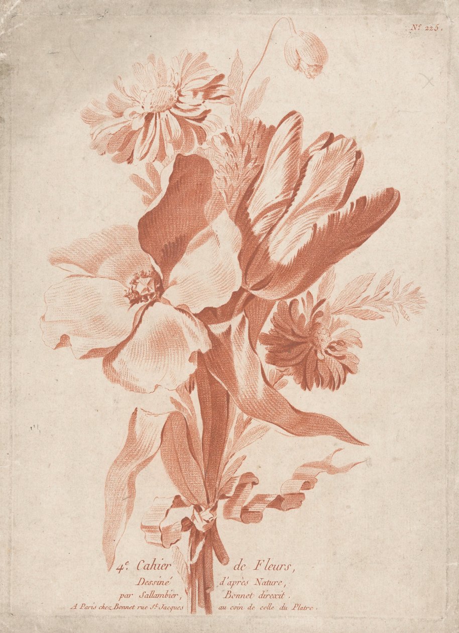 زهور 4e Cahier de Fleurs (عنوان السلسلة على الكائن) بواسطة مجهول