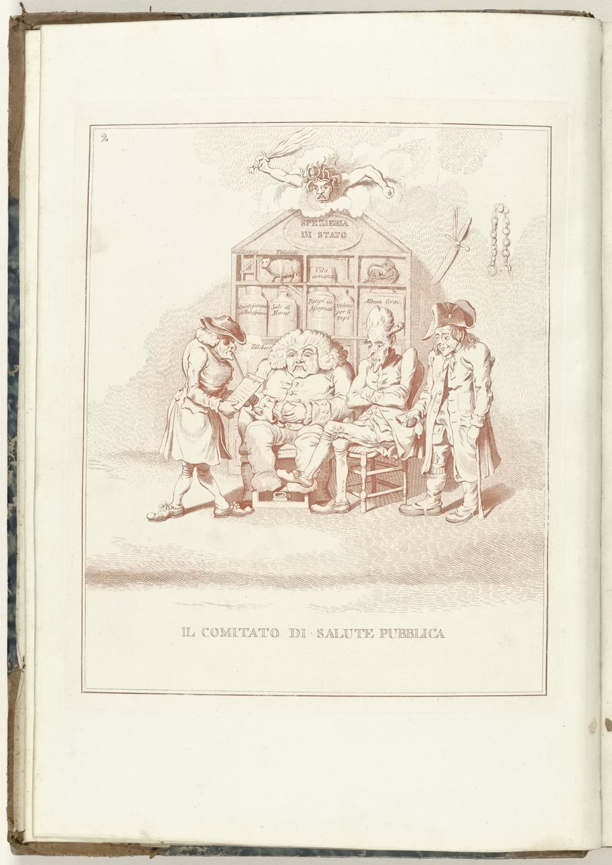 لجنة الجمين ولزين ، 1795 لجنة الصحة العامة (العنوان على الكائن) Hollandia Regenerata (Italiaanse kopie) (عنوان المسلسل) تجديد هولندا: مرآة لجميع الشعوب المجددة (عنوان السلسلة على الكائن) بواسطة مجهول