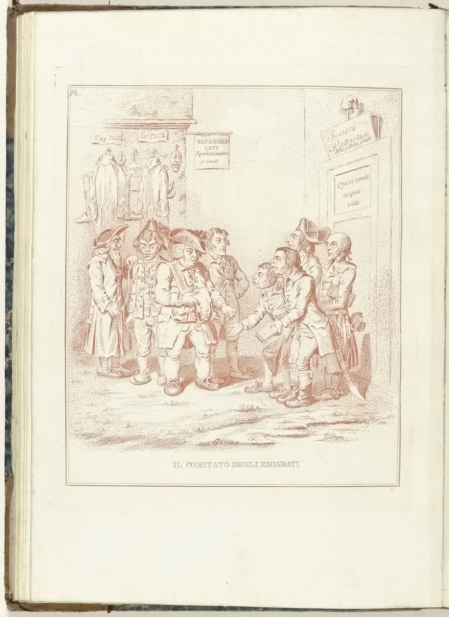 لجنة Uitgewekenen ، 1795 لجنة المغتربين (العنوان على الكائن) Hollandia Regenerata (Italiaanse kopie) (عنوان المسلسل) تجديد هولندا: مرآة لجميع الشعوب المجددة (عنوان السلسلة على الكائن) بواسطة مجهول