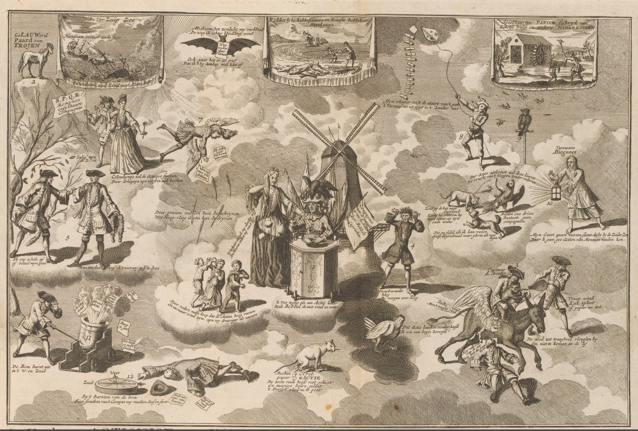 العمل المهزوم في الكرسي الدائري 1720 تم إقناع The Actionist المهزوم في الكرسي مع Ringels من قبل حصان طروادة (العنوان على الكائن) The Great Table of Folly (عنوان السلسلة) بواسطة مجهول
