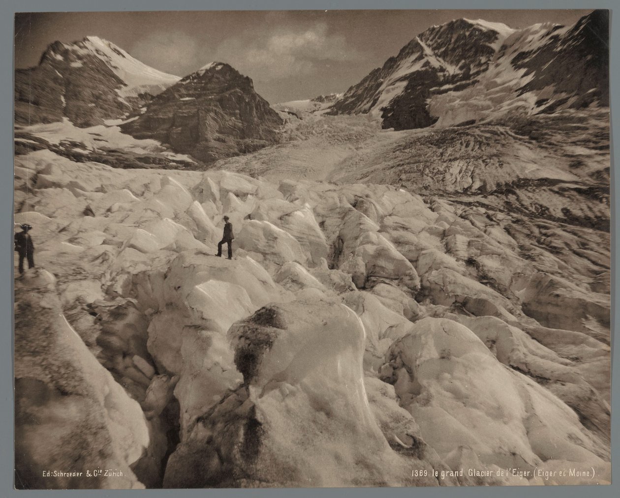 Eiger Glacier شمال غرب Eiger في سويسرا Le Grand Glacier de l
