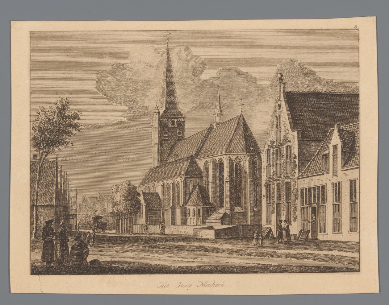 عرض في وسط Nijkerk قرية Nieukerk (العنوان على الكائن) بواسطة مجهول