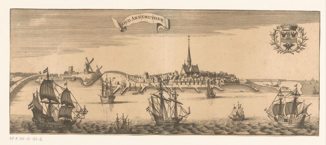 منظر لـ Old Arnemuiden Old Arnemuyden (العنوان على الكائن) بواسطة مجهول