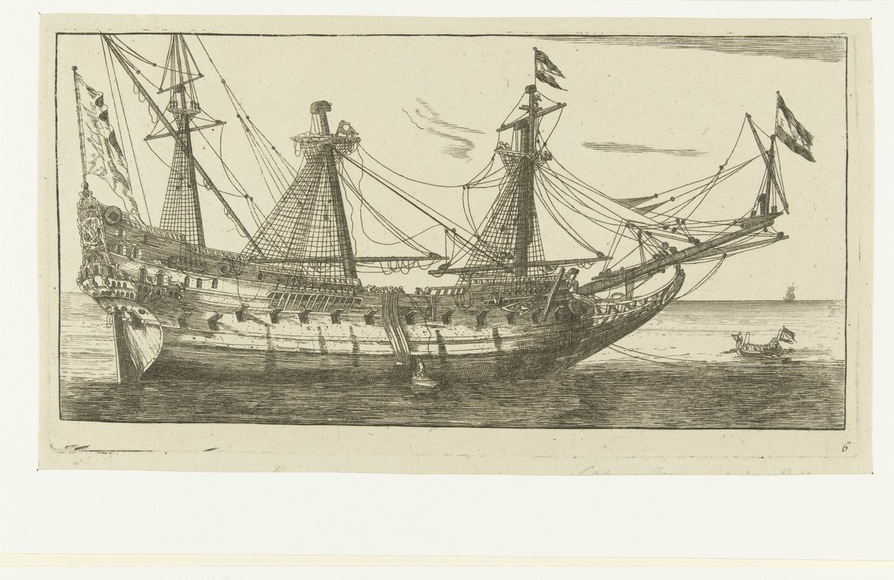 السفينة السلمندر المناظر البحرية وصور السفن (عنوان السلسلة) بواسطة مجهول
