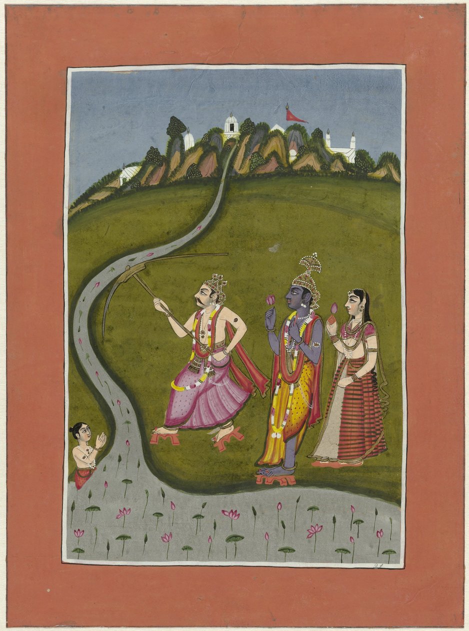 كريشنا (incarnatie van Vishnu) Avatars van Vishnu (عنوان السلسلة) بواسطة مجهول