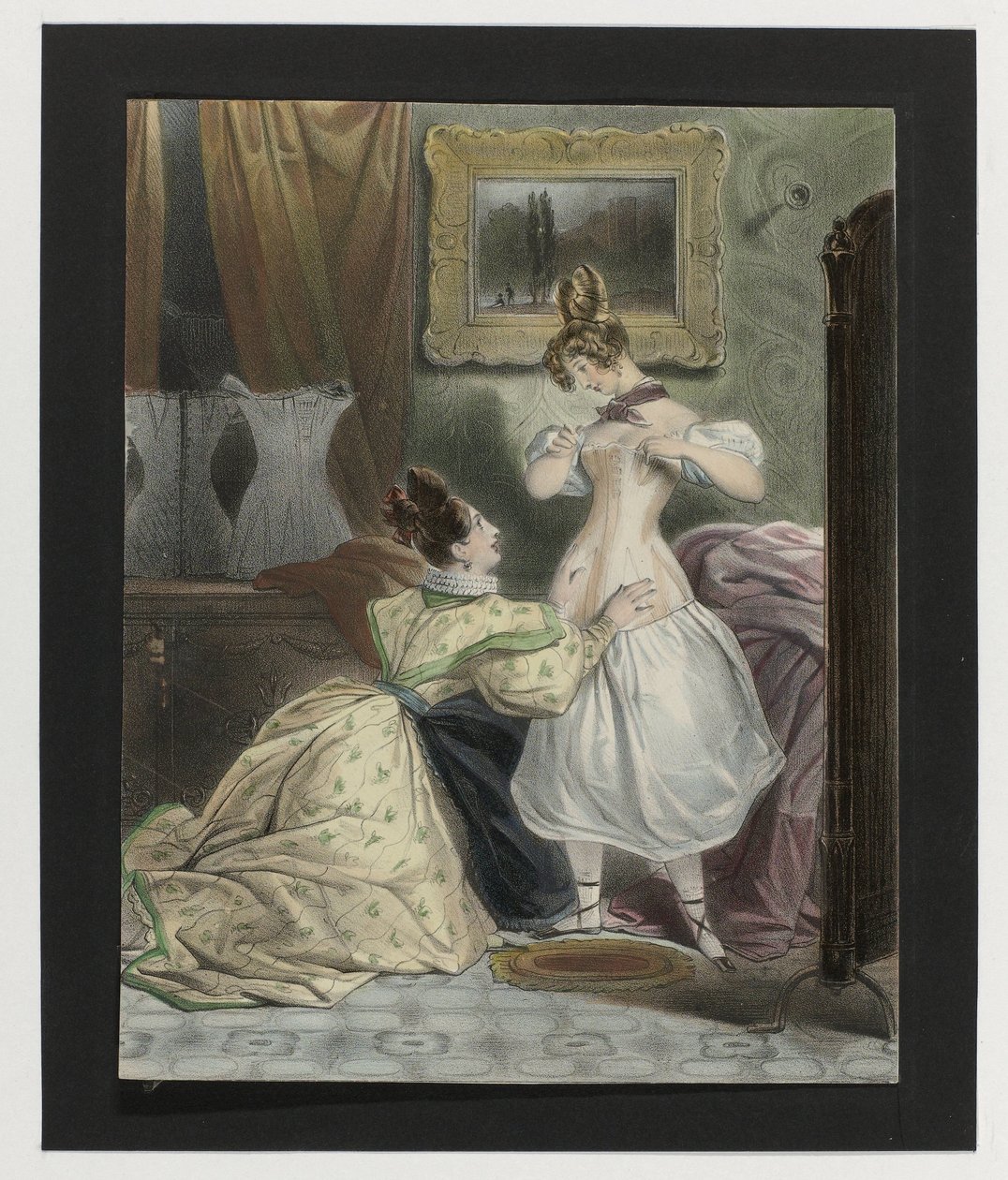 The M.de من الكورسيهات ، كاليفورنيا. 1832: إنه حقيقي (...) بواسطة مجهول