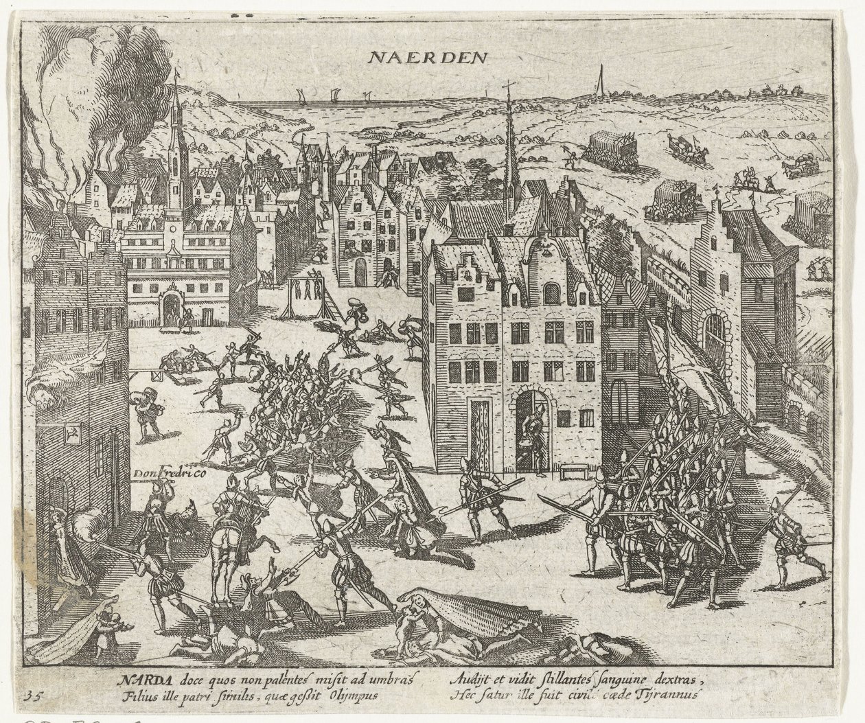 قتل الإسبان في Naarden ، 1572 بواسطة مجهول