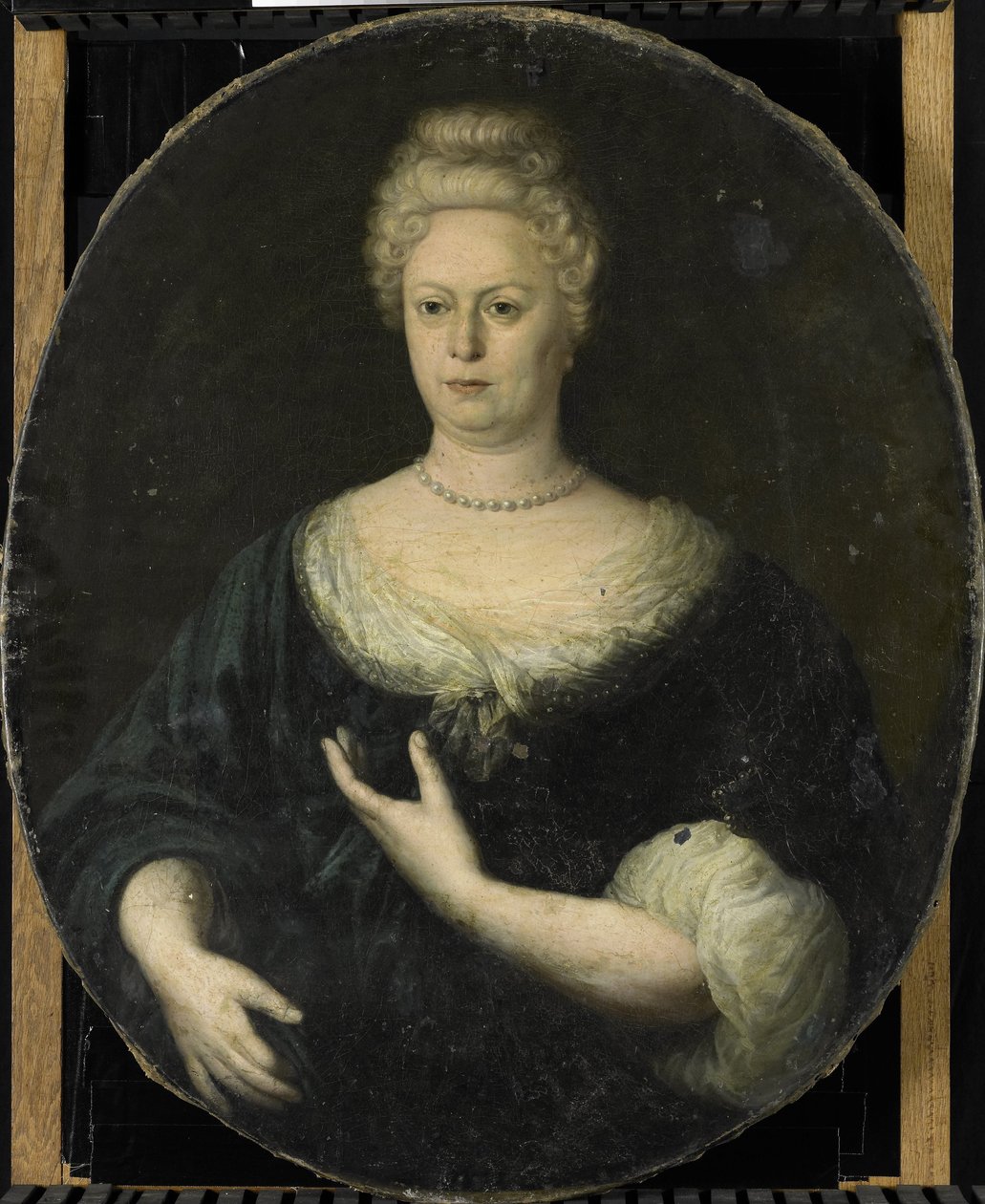 صورة إليزابيث فان أوستين (1660-1714). زوجة أبراهام فان ريبيك بواسطة مجهول