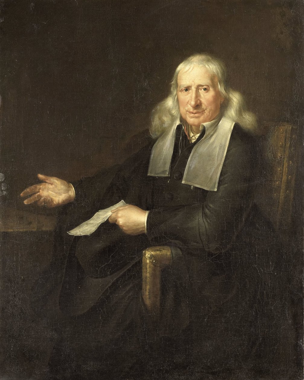 صورة جان فان لينيب الأكبر (1634-1711). تاجر أمستردام في الملابس الحريرية والذهبية والفضية وجامع الأعمال الفنية بواسطة مجهول