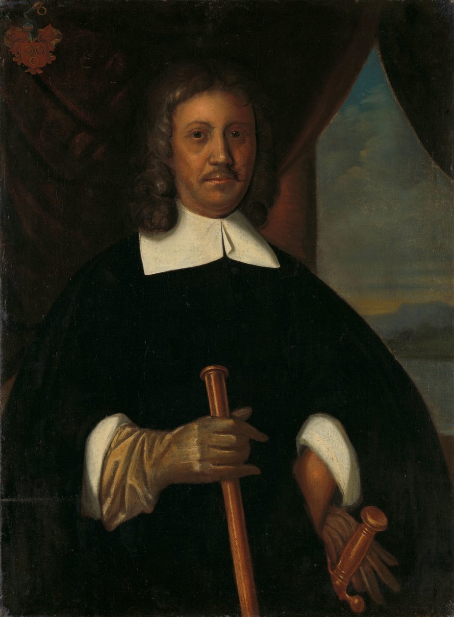 صورة جان فان ريبيك (1619-77). قائد رأس الرجاء الصالح وملقا وأمين الحكومة العليا في باتافيا بواسطة مجهول