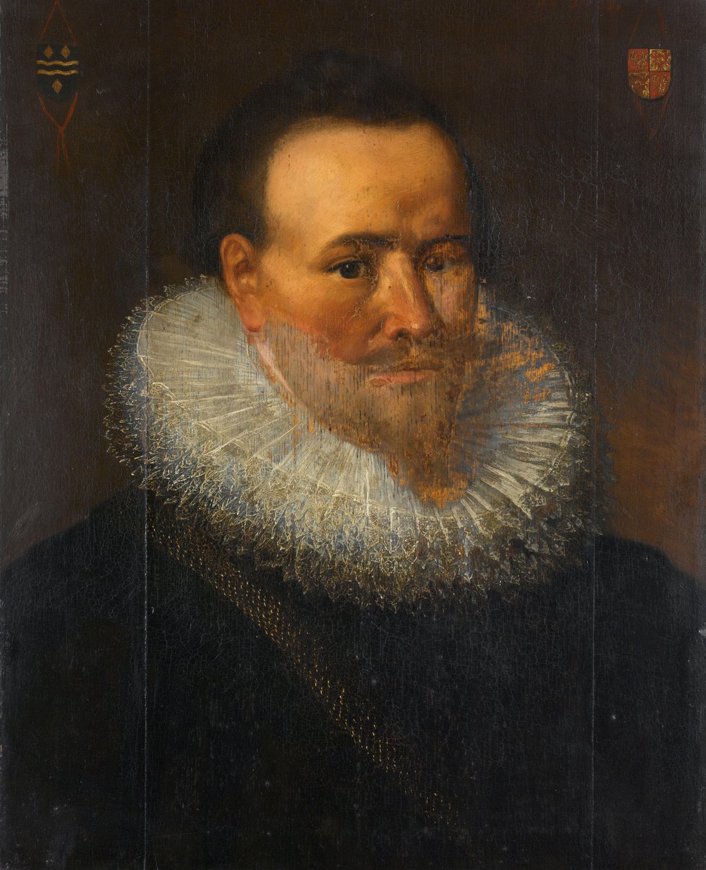 صورة لرجل ، ربما جوريس فان كاتس (1590-1654) بواسطة مجهول