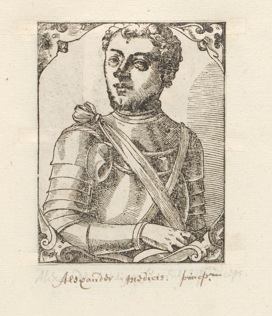 Portret van Alessandro de 