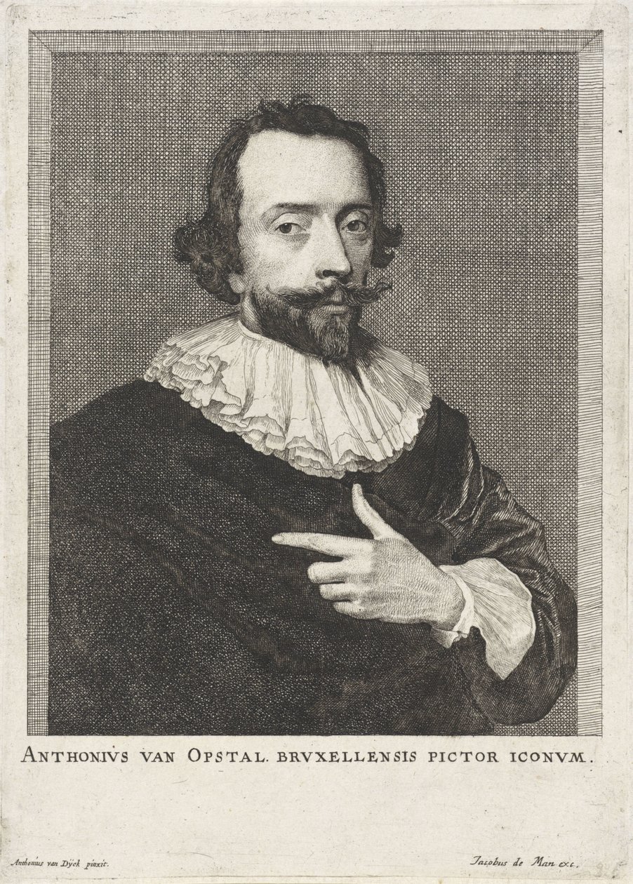 صورة أنتون فان أوبستال أيقونة صورة Anthonius van Opstal Bruxellensis (العنوان على الكائن) بواسطة مجهول
