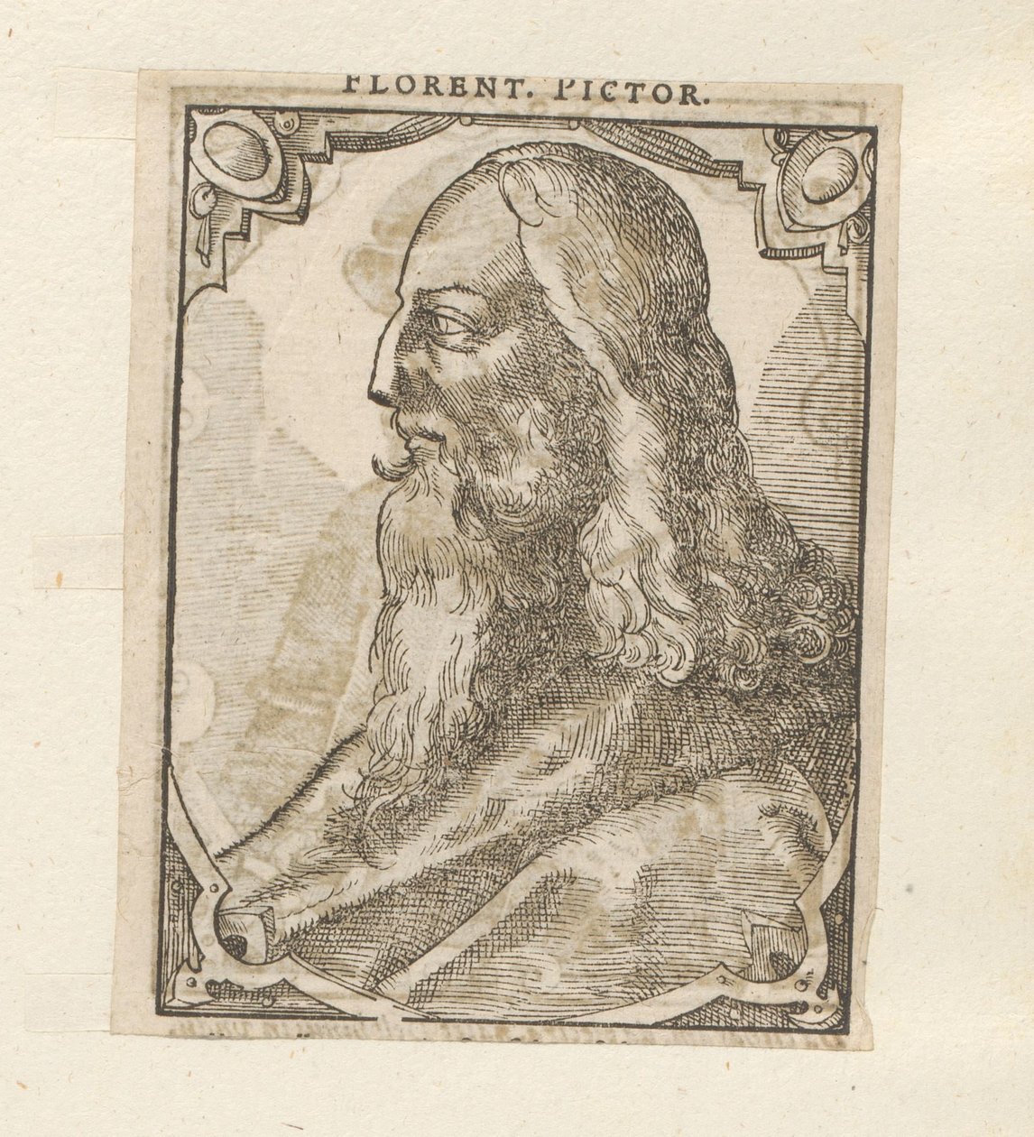 Portret van Leonardo da Vinci بواسطة مجهول