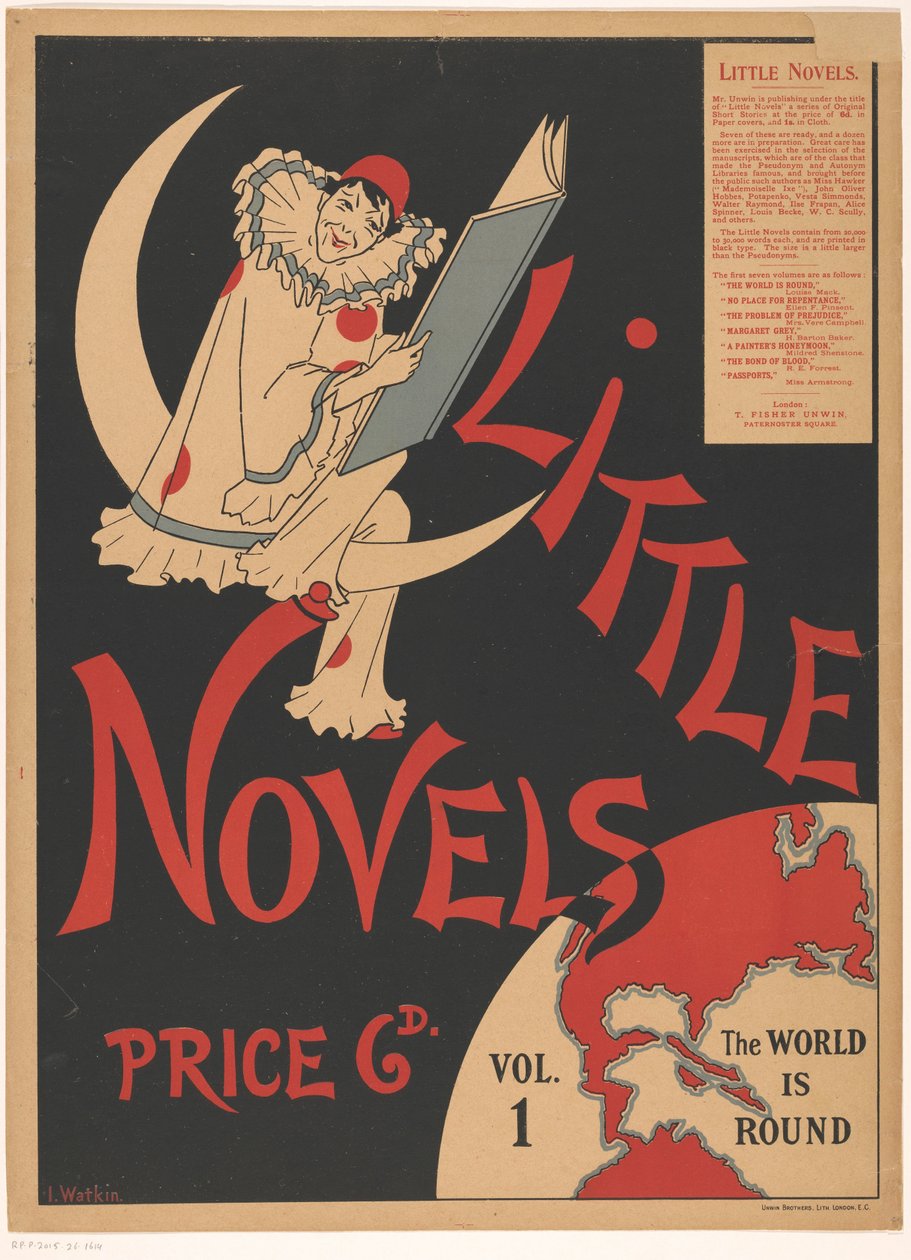لوحة اعلانية لسلسلة Little Novels بواسطة مجهول
