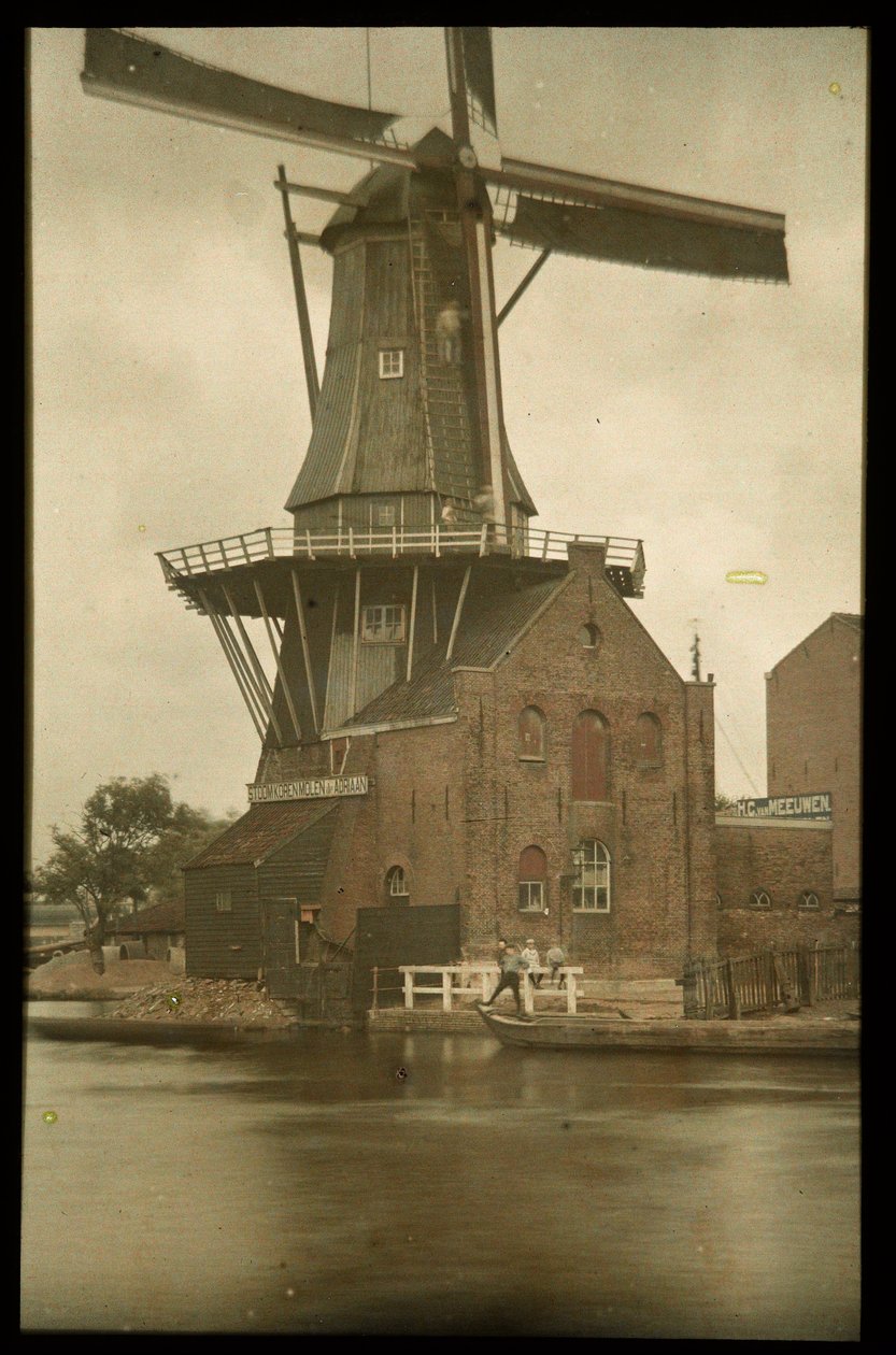 مطحنة الدقيق البخارية De Adriaan في Spaarne ، هارلم بواسطة مجهول