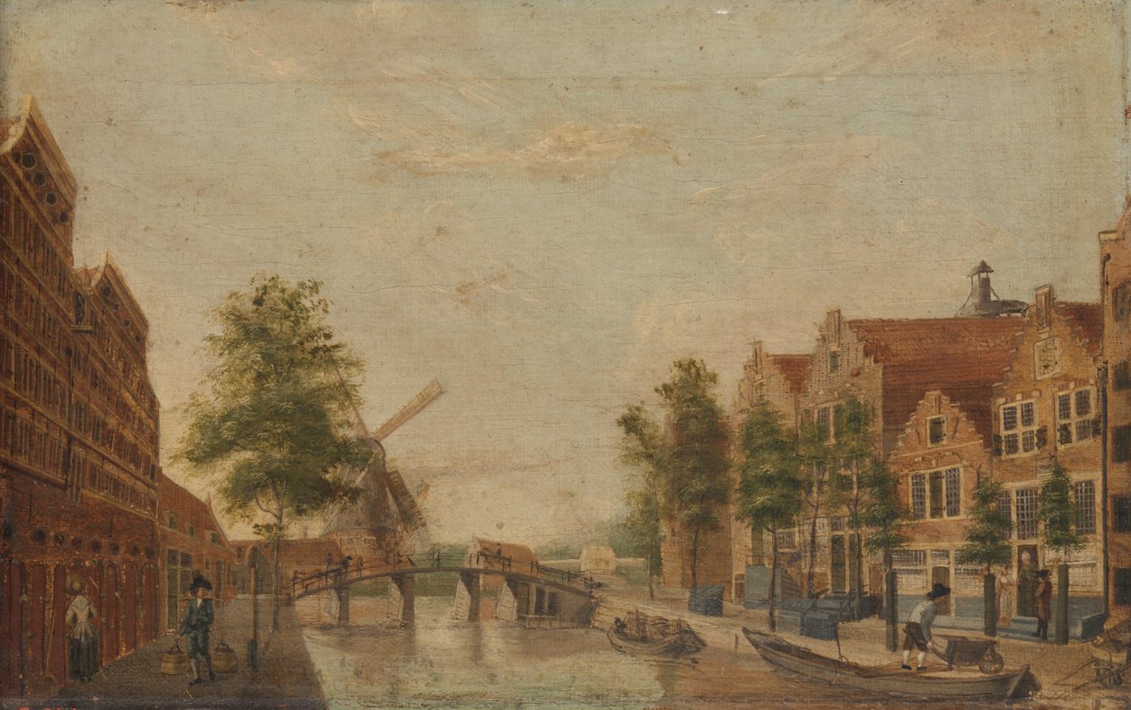 The Brouwersgracht في أمستردام بواسطة مجهول
