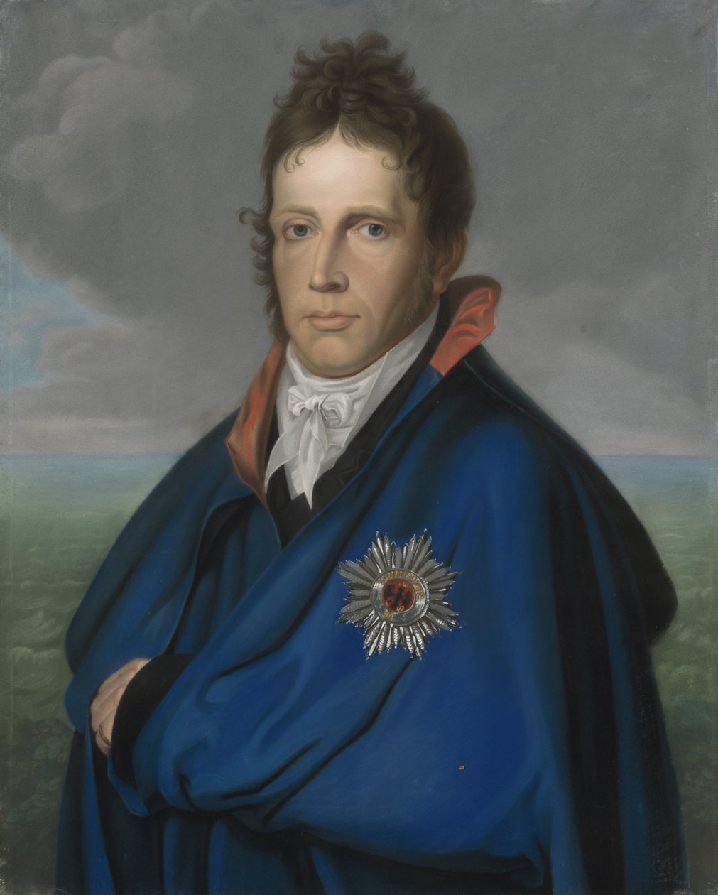 فيليم فريدريك (1772-1843) ، أمير وراثي لأورانج ناسو. لاحقًا أطلق عليها الملك ويليام الأول اسم "صورة العباءة" بواسطة مجهول