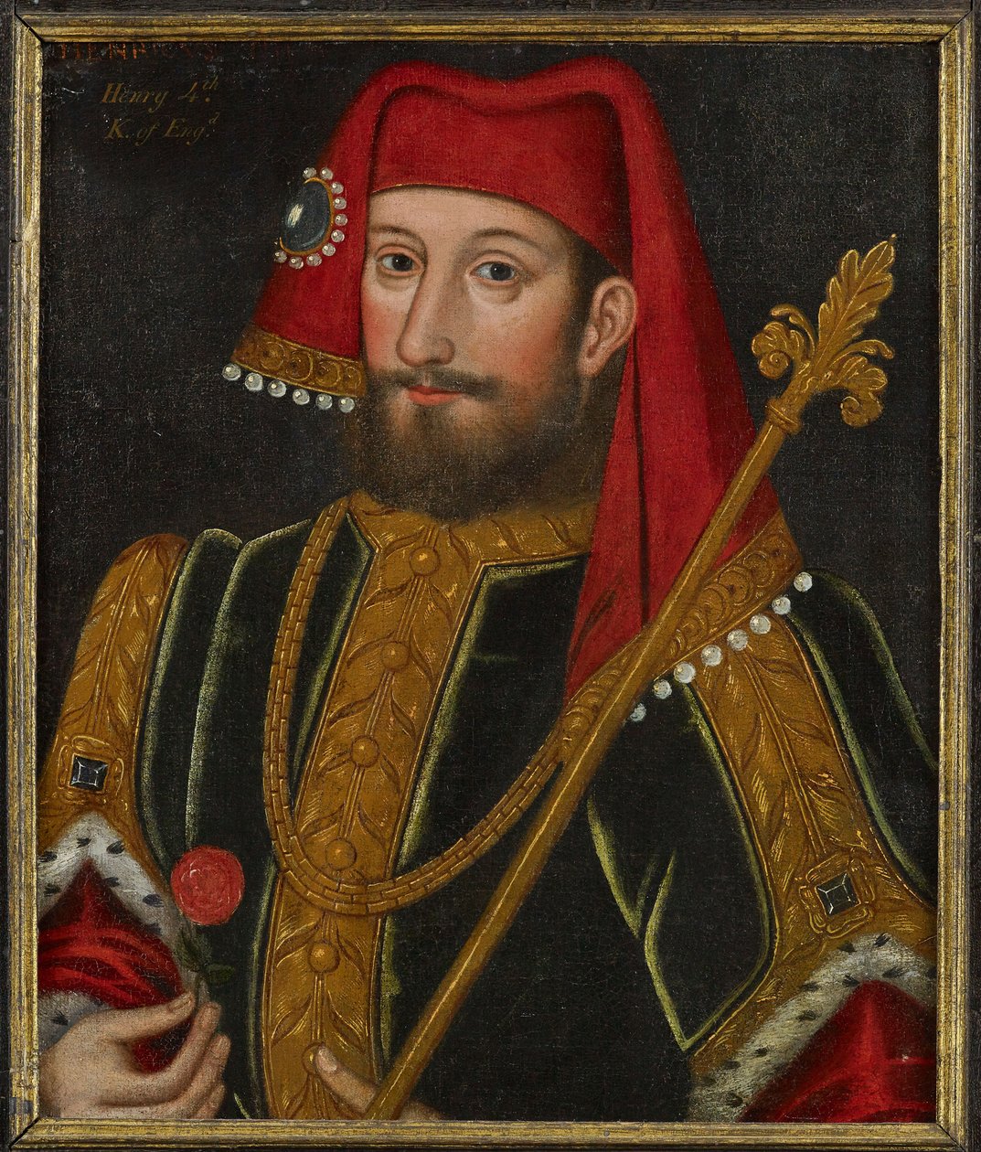 الباروك: الملك هنري الرابع ملك إنجلترا (1367-1413) ، مجهول ، كاليفورنيا. 1600. زيت على خشب ، 50.5x43. مجموعة خاصة بواسطة مجهول مجهول