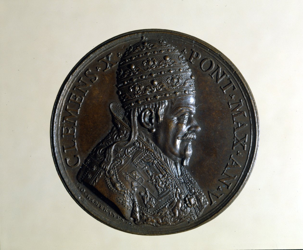 كليمنت العاشر (1590 - 1676). الميدالية البرونزية. ، ميلان بواسطة مجهول مجهول