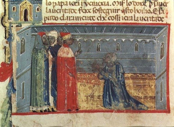 Codice Correr I 383 Miniature with a Doge بواسطة مجهول مجهول