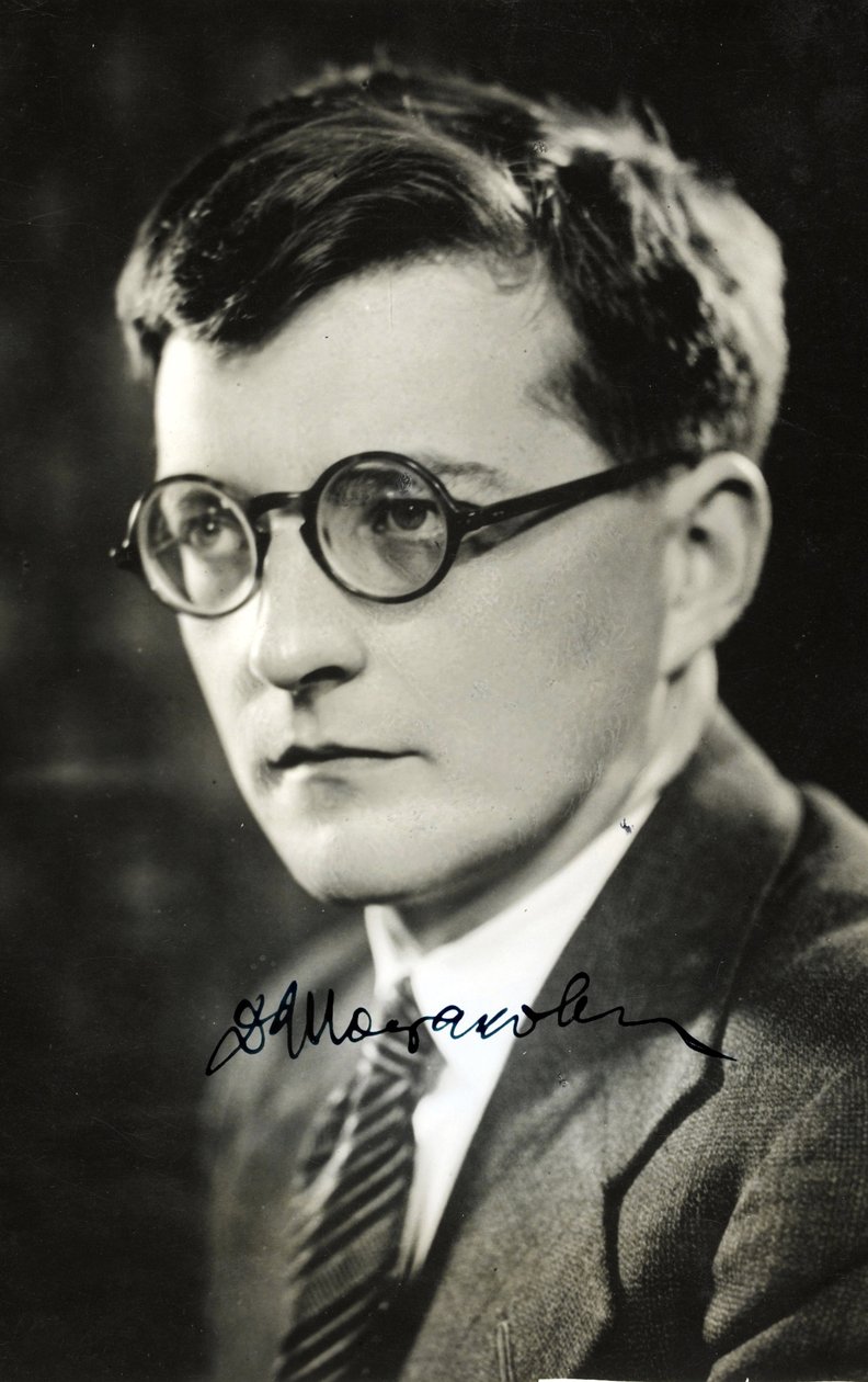ديمتري تشوستاكوفيتش - صورة الملحن ديمتري شوستاكوفيتش (1906-1975) par Anonymous بواسطة مجهول مجهول