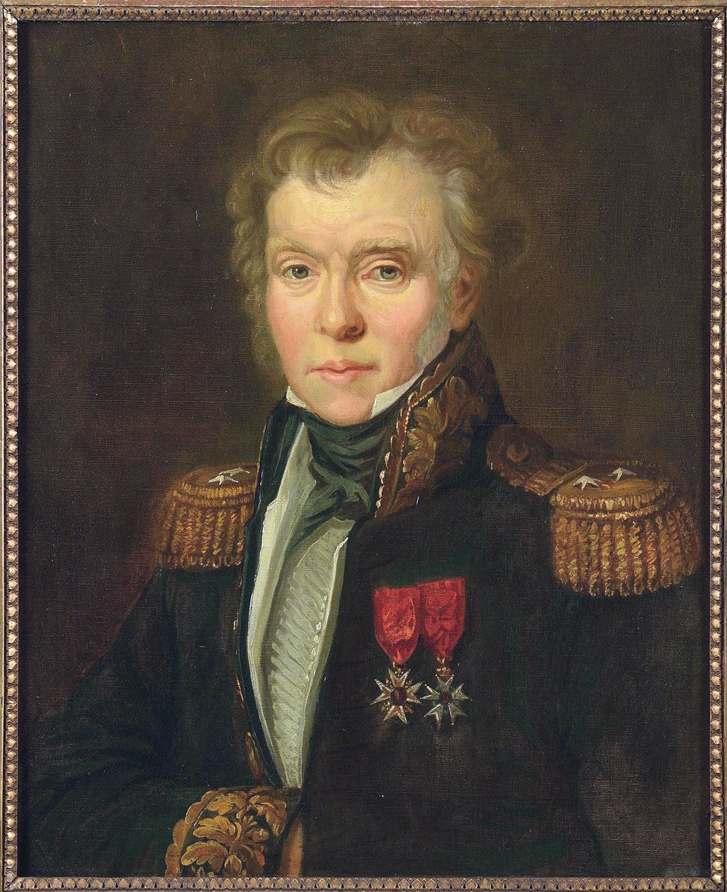 الجنرال بارون يثير سيلفان بريف (1762-1831) ، مجهول. زيت على قماش ، حوالي ١٨٢٠. الأبعاد: ٦١ × ٥٠ سم. مجموعة خاصة بواسطة مجهول مجهول
