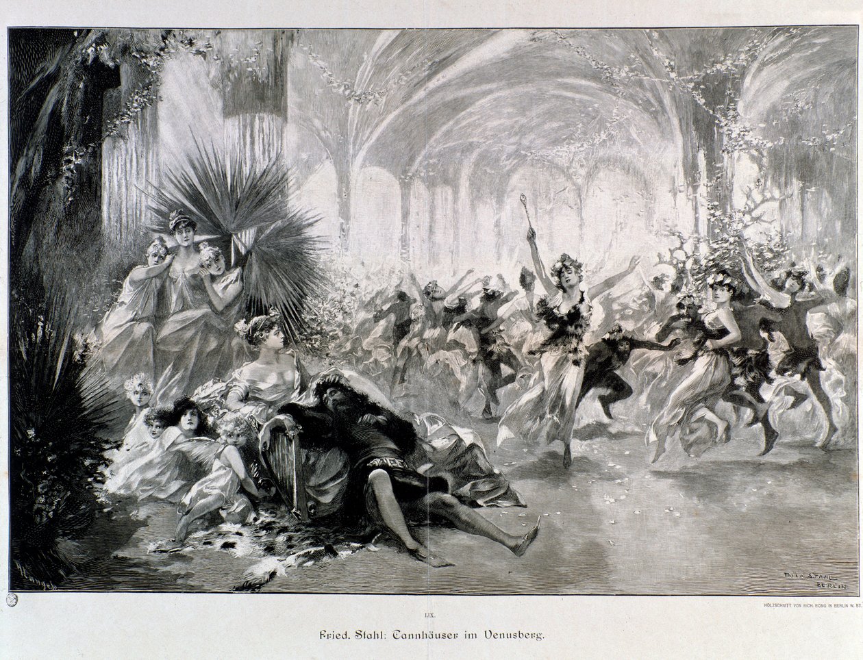 رسم توضيحي لـ Tannhauser بواسطة Wagner بواسطة مجهول مجهول