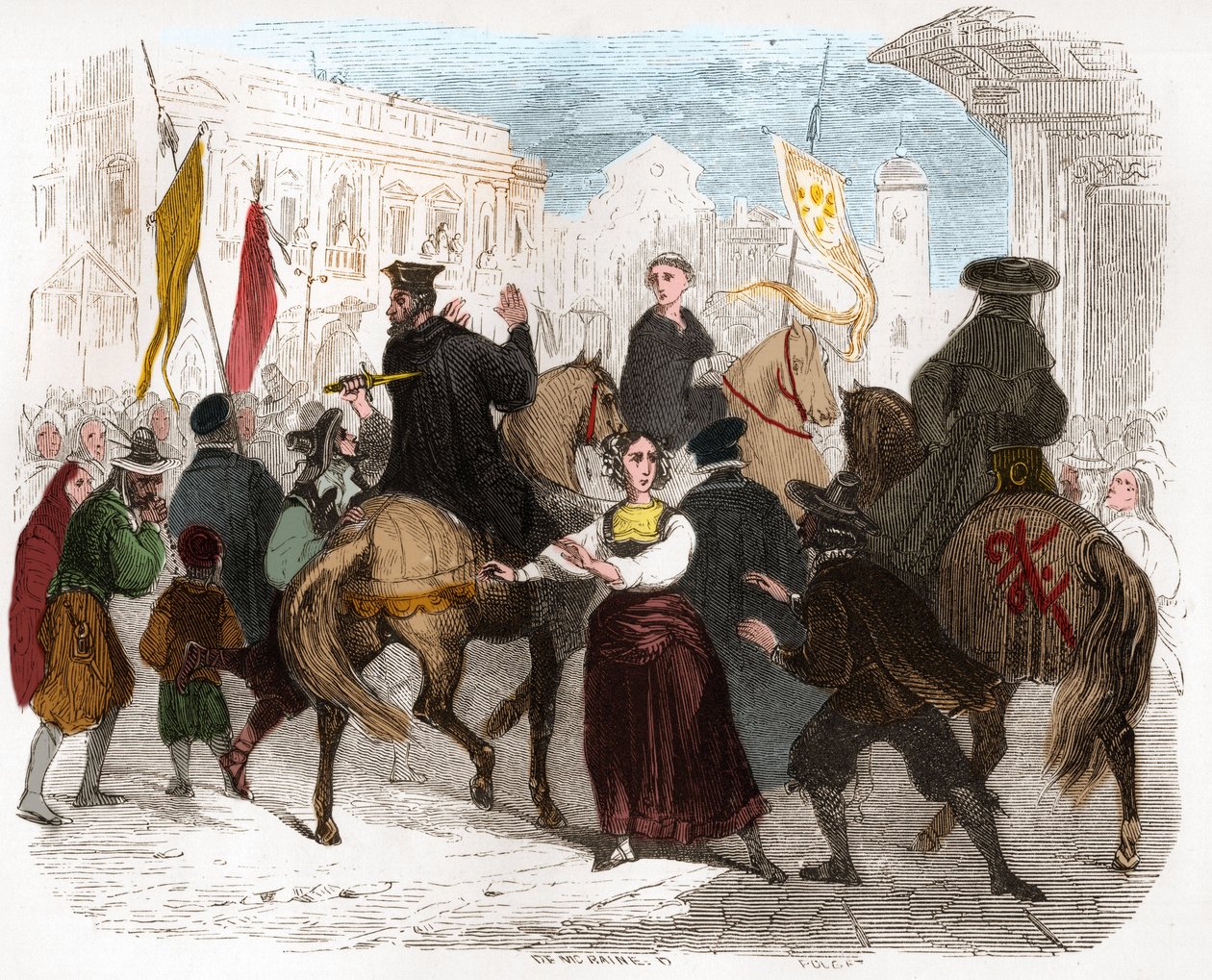 أصيب المحقق بيدرو (بيتر) من آربوس (1441/1442-1485) في سرقسطة (سرقسطة) في 15 سبتمبر. بواسطة مجهول مجهول