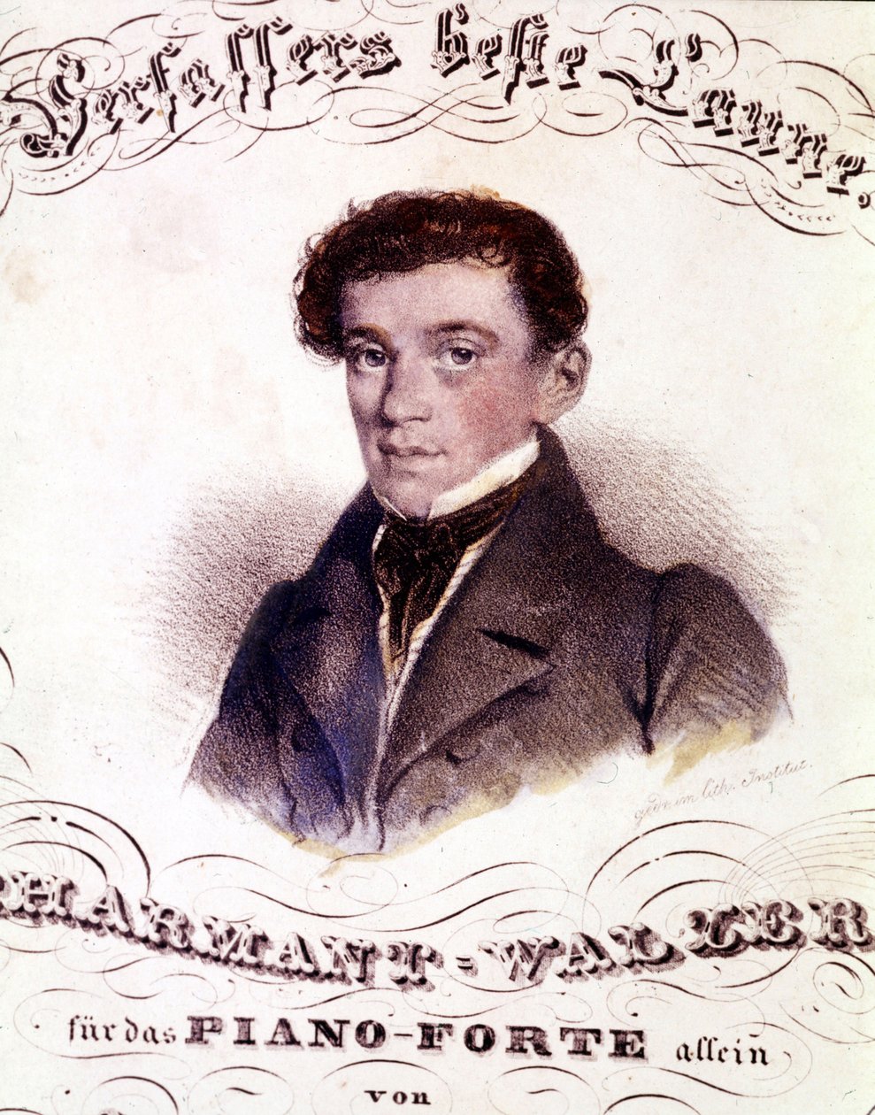 يوهان شتراوس سينيور (1804 - 1849). صورة على النتيجة. بواسطة مجهول مجهول
