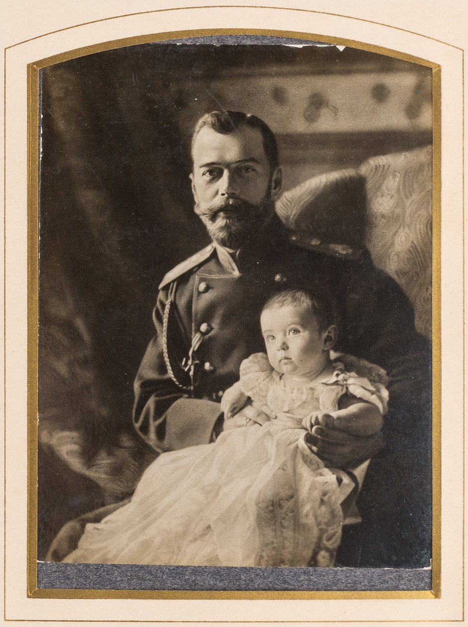 Le tsar Nicolas II et le tsarevitch Alexis (1904-1917) - القيصر نيكولاس الثاني وتساريفيتش أليكسي ، مجهول. Photoin صور بواسطة مجهول مجهول