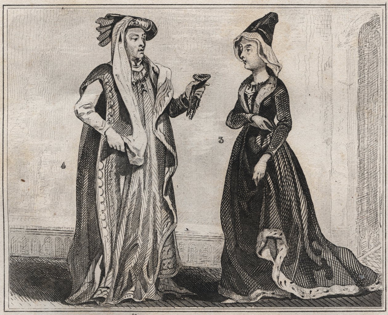 ماري دانجو ، ملكة فرنسا (1404-1463) وفيليب الثالث الصالح ، دوق بورغندي (1396 - 1467) - نقش عام 1859 في "" لوموند. تاريخ جميع الشعوب من أبعد الأوقات حتى يومنا هذا ". بواسطة ME de Lostalot-Bachoue. مجموعة خاصة. بواسطة مجهول مجهول
