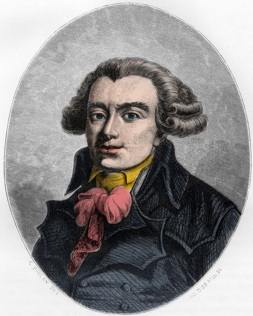 PIERRE VICTORIEN VERGNIAUD رجل الدولة الثوري الفرنسي - صورة لبيير فيكتوريان فيرجنود (1753-1793) ، السياسي الفرنسي جيروندين - نقش من عام 1863 في "الكتاب الأحمر - تاريخ دي ليتشافود في فرنسا" لدوبراي دي لا ماهري. مجموعة خاصة بواسطة مجهول مجهول