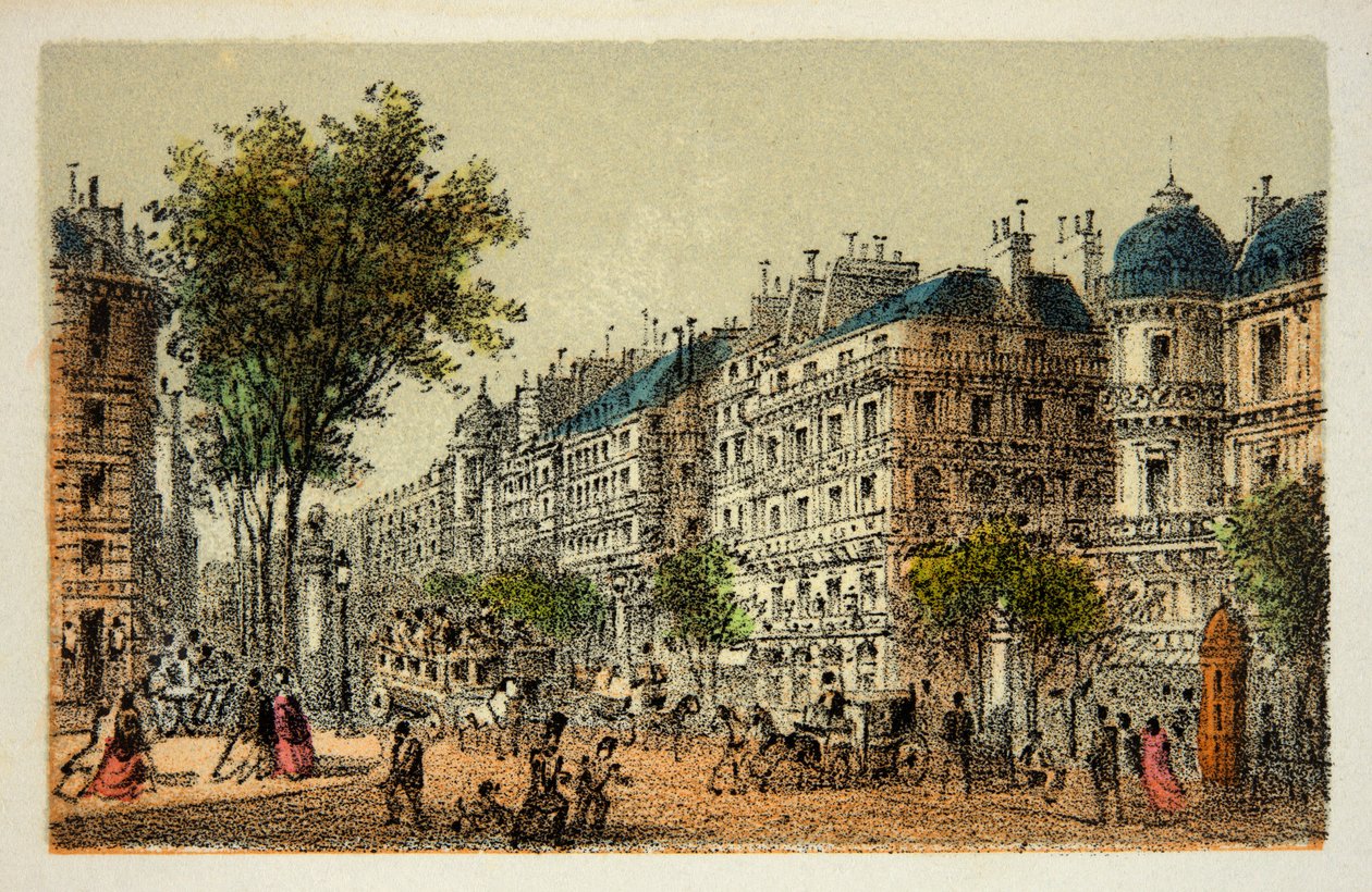 باريس 1874: Boulevard des Italians ، Private Collection بواسطة مجهول مجهول